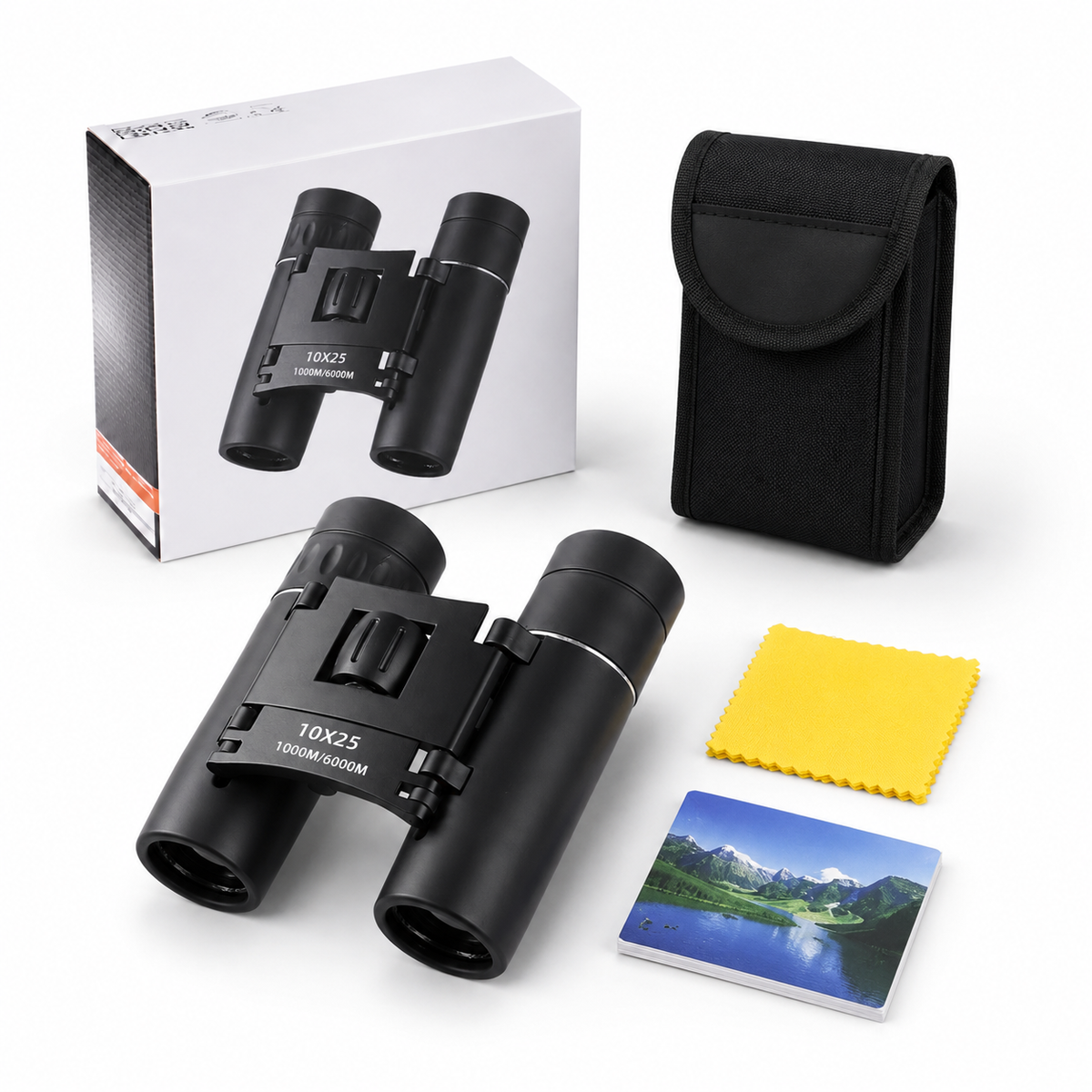 Jumelles Compactes 10×25 pour Randonnée et Voyage