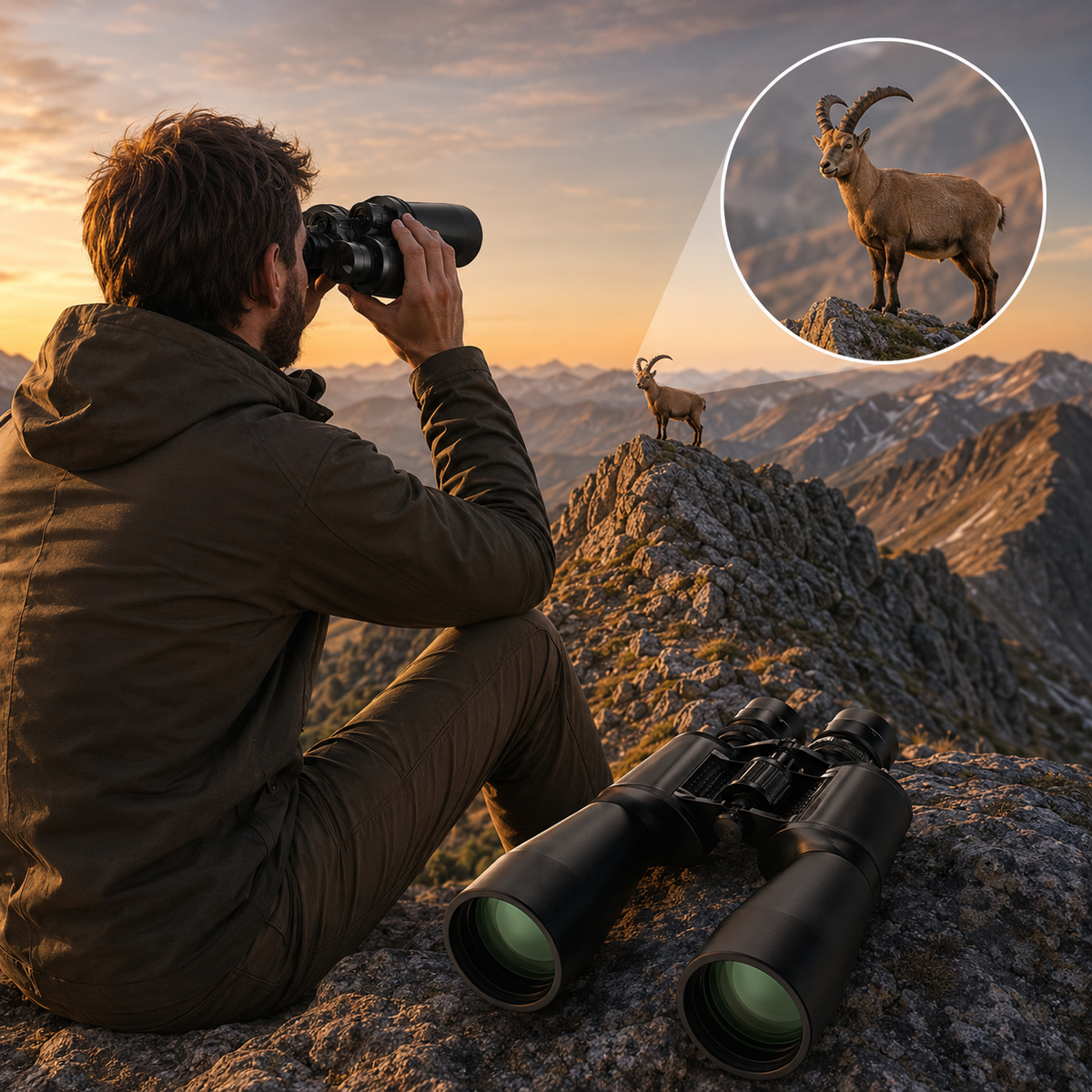 Jumelle Borwolf Zoom 10–60× pour Observation