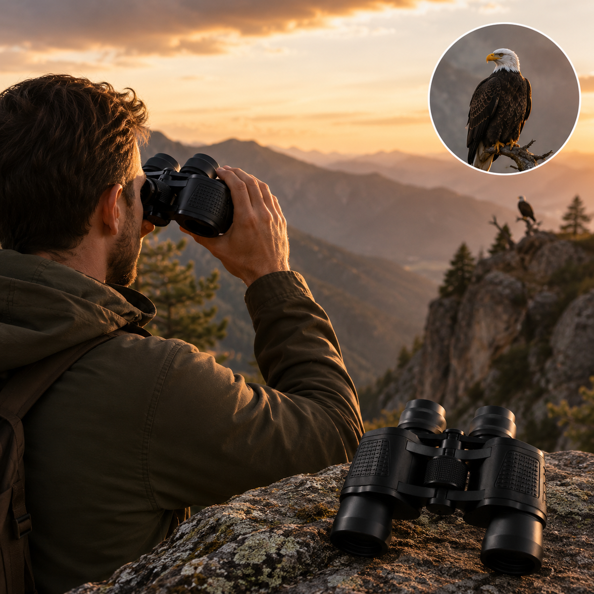 Jumelles 10×35 pour Observation Nature