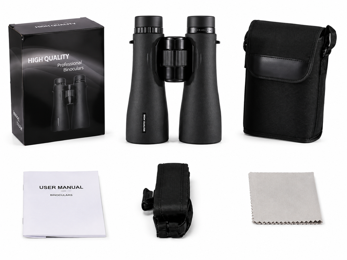 Jumelles 12×50 Étanches pour Faune et Paysages
