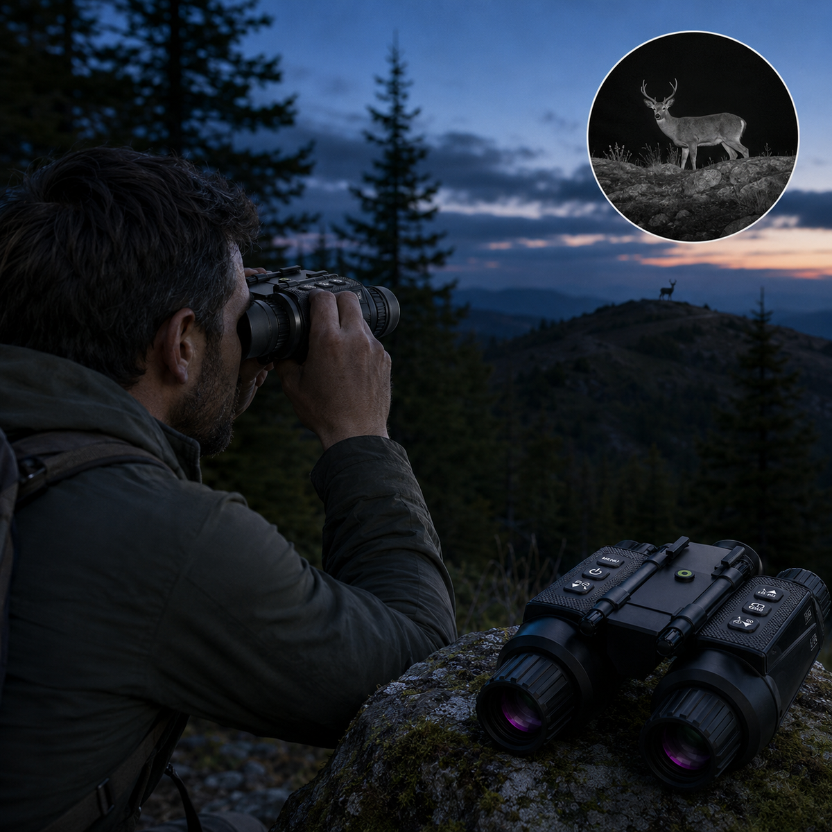 Jumelles de Vision Nocturne NV8300 Zoom 8×