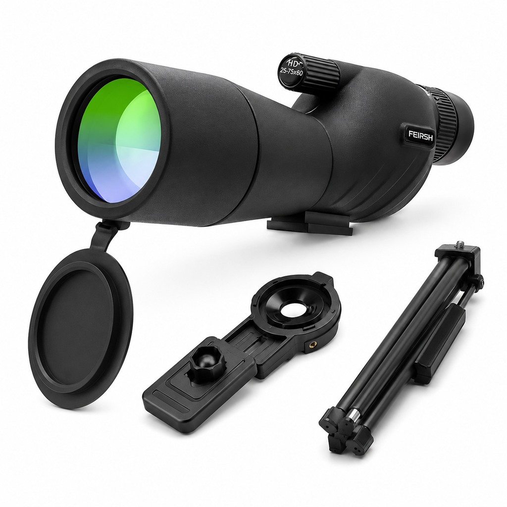 Longue-vue Zoom 25–75×60 pour Ornithologie