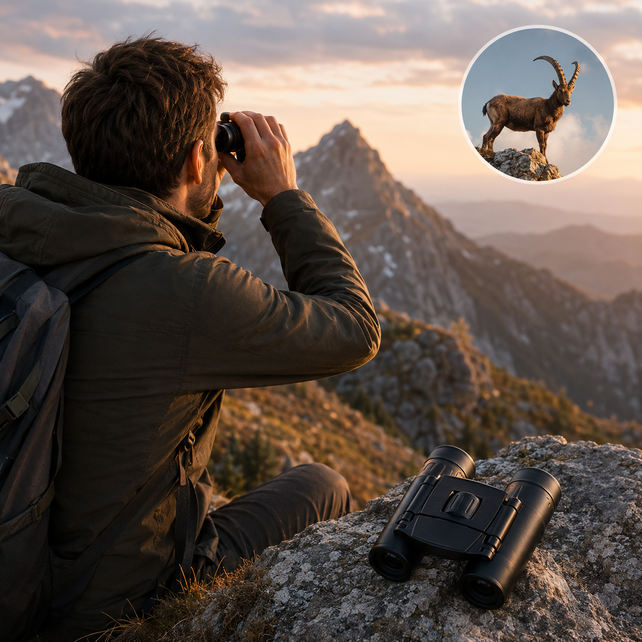 Jumelles Compactes 25 mm pour Voyage et Observation