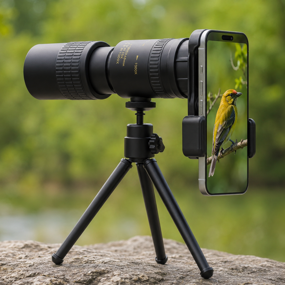 Monoculaire Zoom Compact pour Chasse et Randonnée