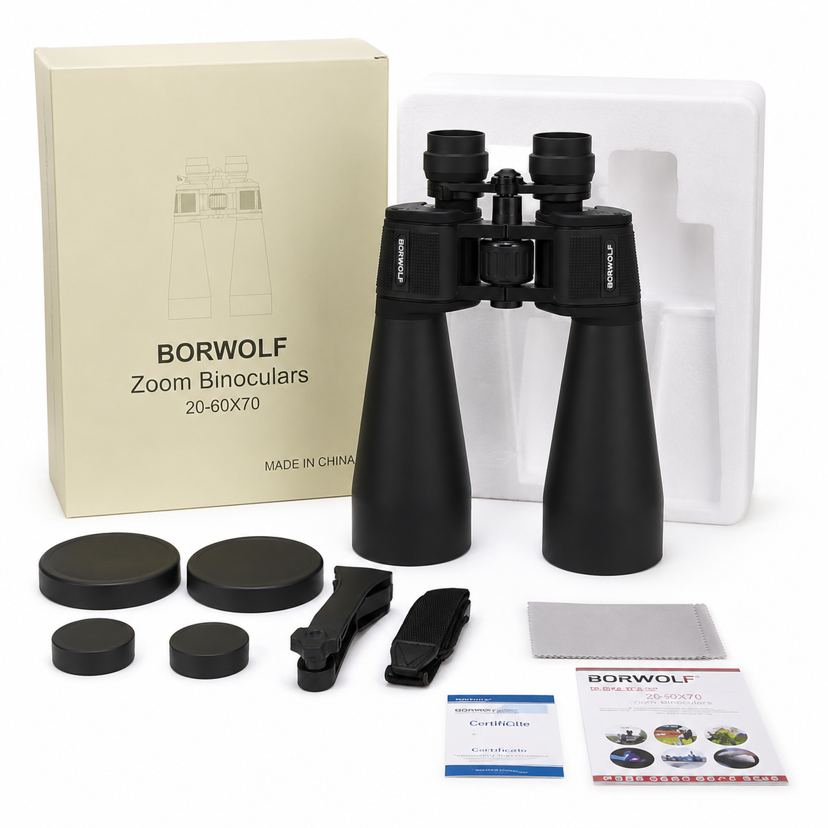 Longue-vue Borwolf Zoom 20–60×70