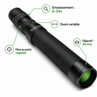 Monoculaire Baigish Zoom 8–24×40