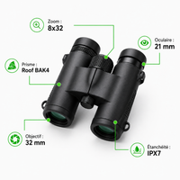 SVBONY Bird Watching Telescope SV47 Powerful Binoculars 8x32/8x42/10x42 Professional IPX7 Waterproof camping equipment Survival
