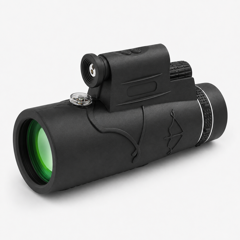 Monoculaire 12×50 Compact pour Observation Extérieure