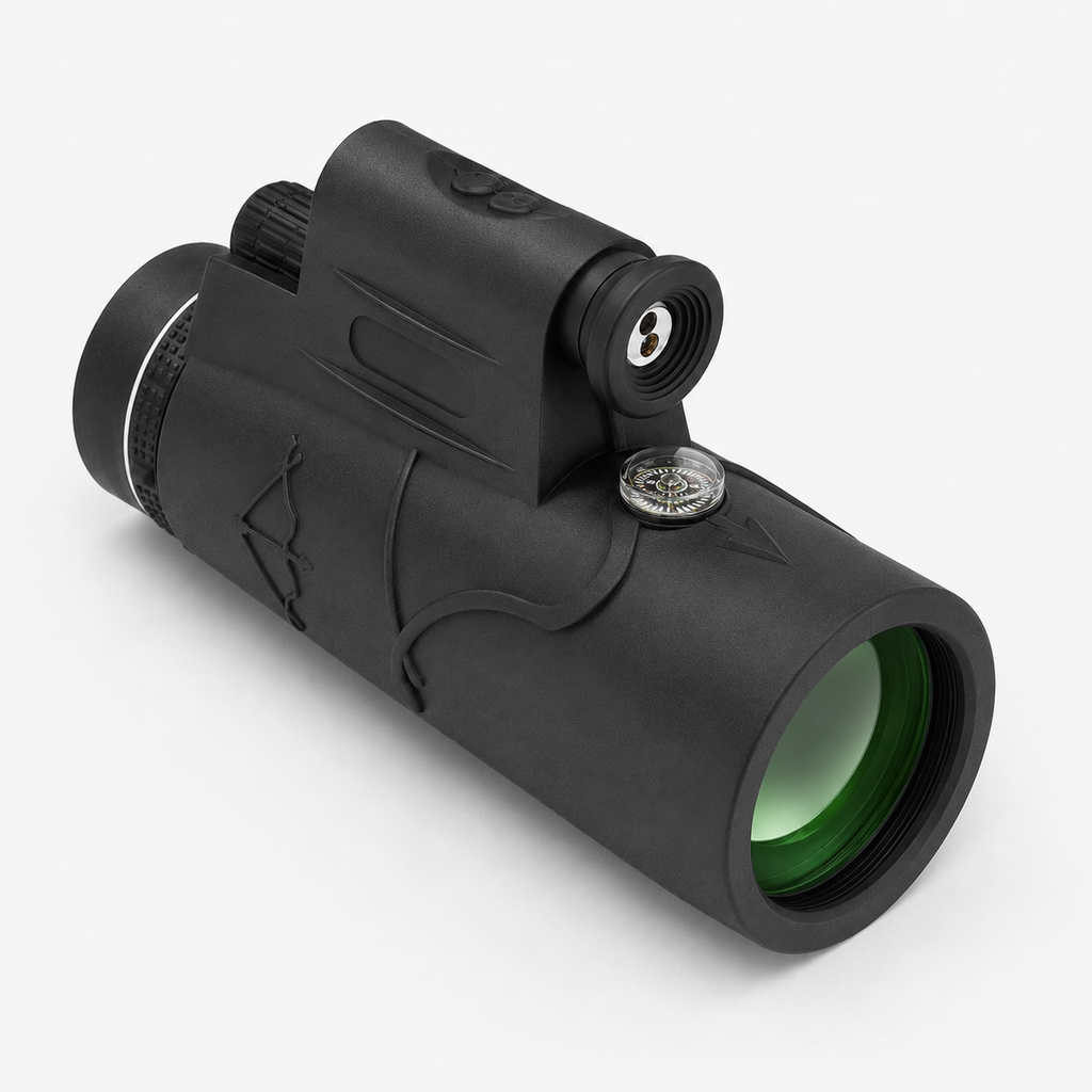 Monoculaire 12×50 Compact pour Observation Extérieure