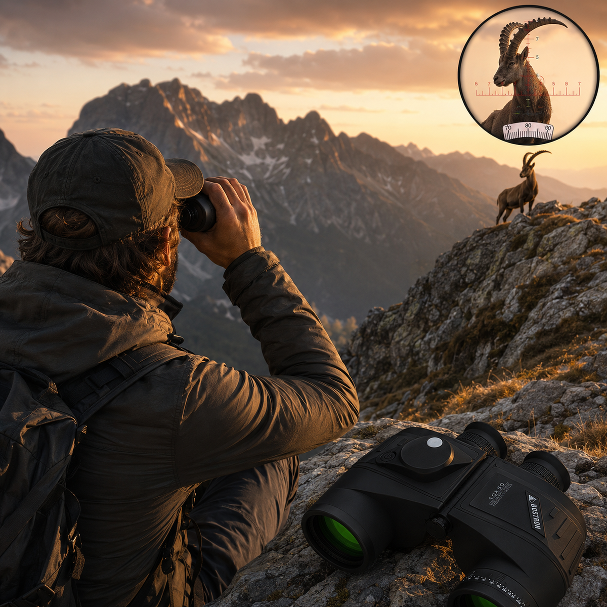Jumelles Marines 10×50 pour Navigation et Observation
