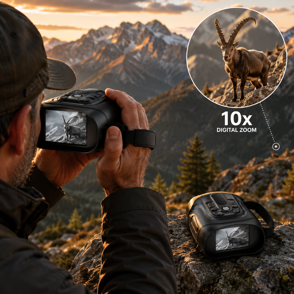 Jumelles de Vision Nocturne Infrarouge Zoom 10×