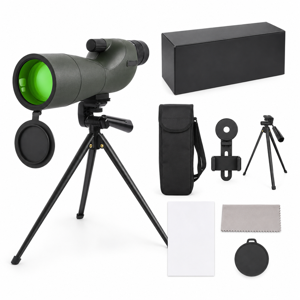 Longue-vue Zoom 25–75×60 avec Trépied