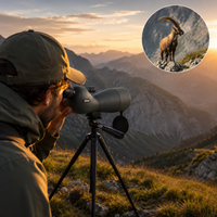 Longue-vue Zoom 25–75×60 avec Trépied