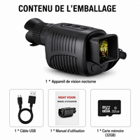 Monoculaire de Vision Nocturne 1080p Zoom 5×