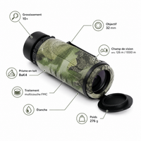 Monoculaire 10×32 Compact pour Observation Nature