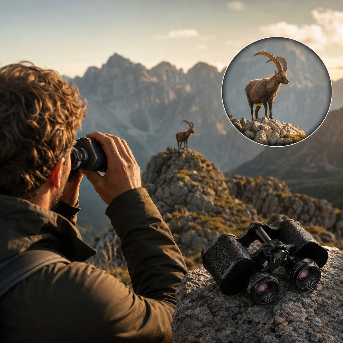 Jumelles Baigish 8×30 Compactes pour Observation