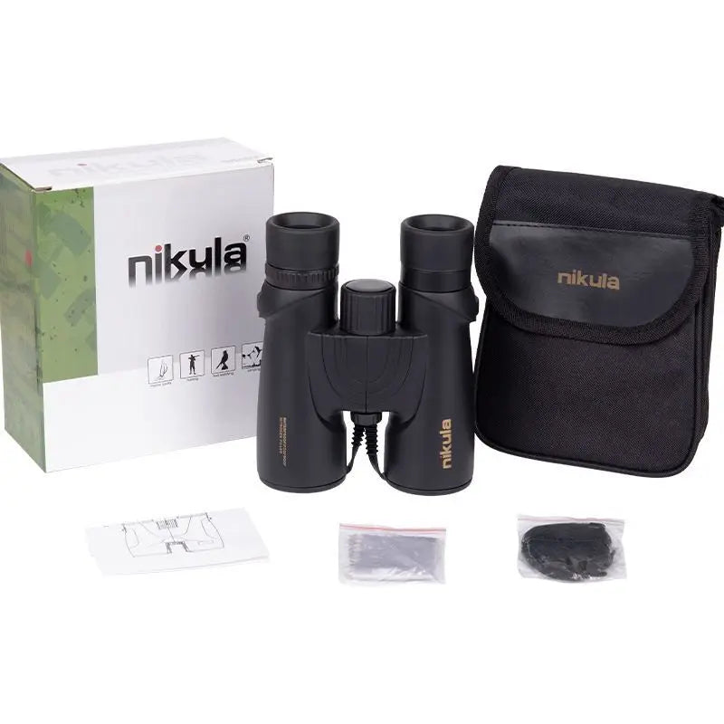 Nikula High Power Binoculars 10X42 HD Wide Angle Waterproof Telescope Super Clarity Optical FMC Lens For Hunting Hiking Camping