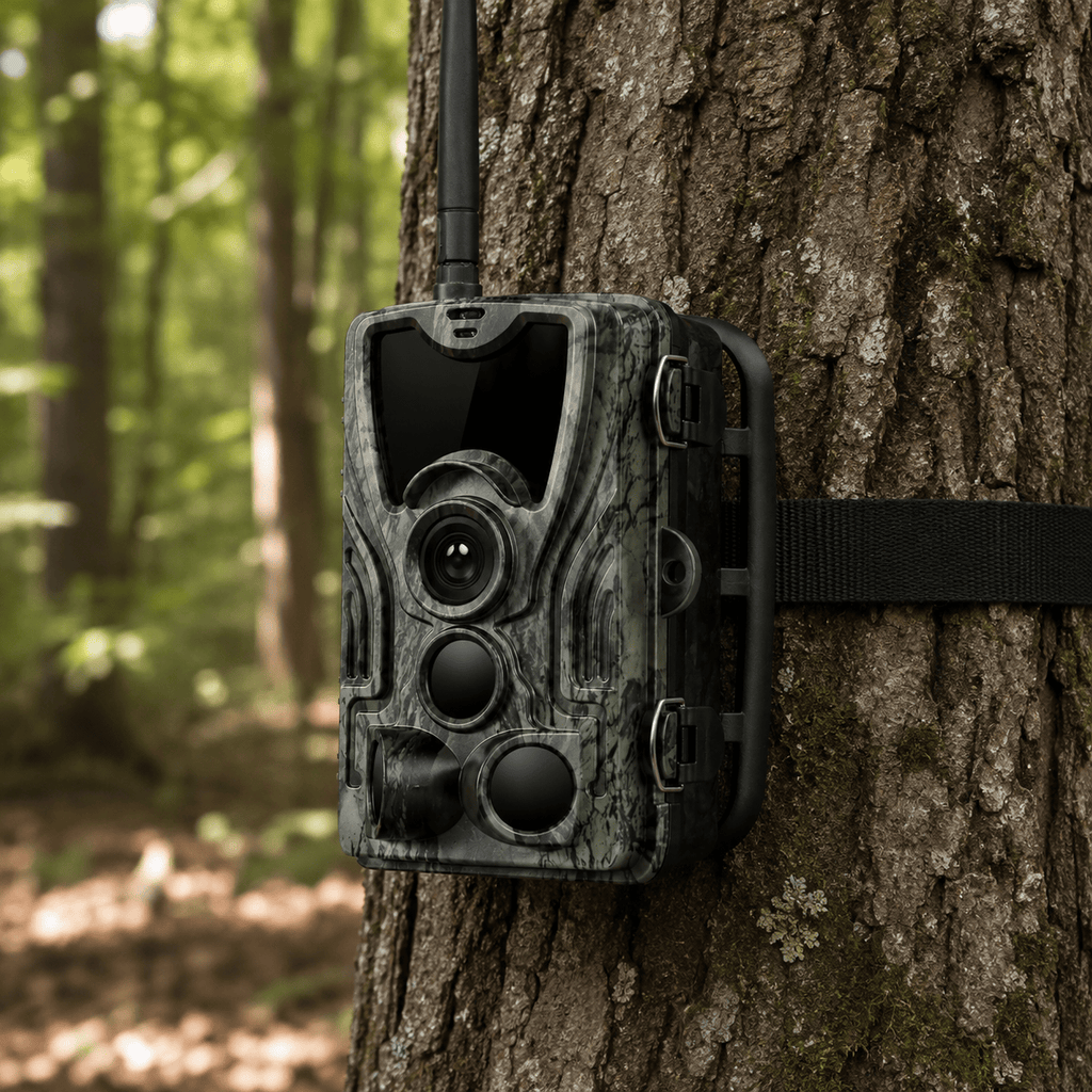 Regard-sauvages Caméra de chasse 4G – 30 MP, Vision Nocturne 20 m, IP66