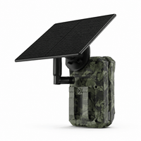 Regard-sauvages Caméra de chasse 4G solaire – Vidéo 2,7K, Vision Nocturne 20 m, IP66