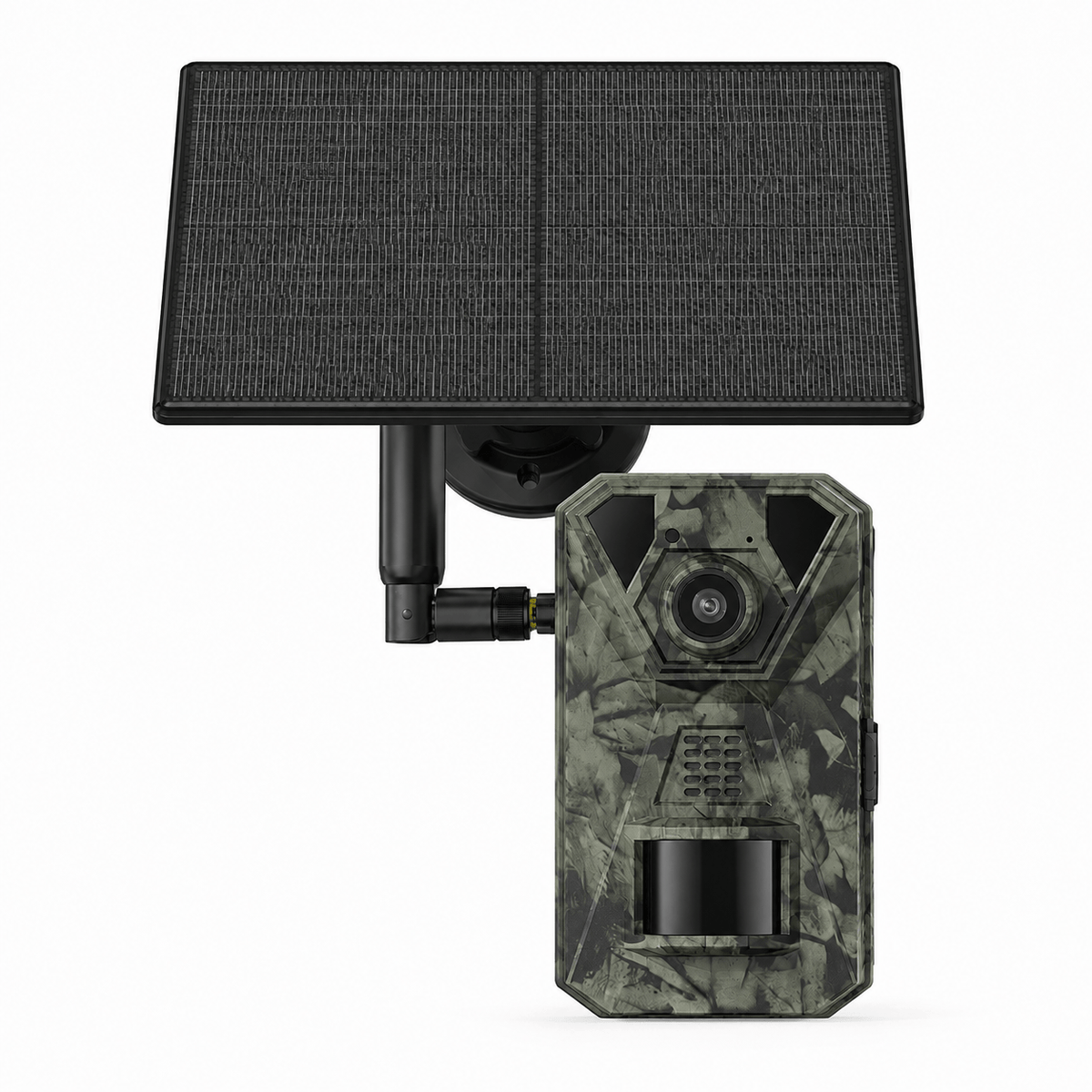 Regard-sauvages Caméra de chasse 4G solaire – Vidéo 2,7K, Vision Nocturne 20 m, IP66