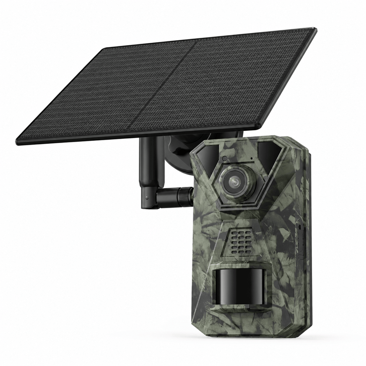 Regard-sauvages Caméra de chasse 4G solaire – Vidéo 2,7K, Vision Nocturne 20 m, IP66