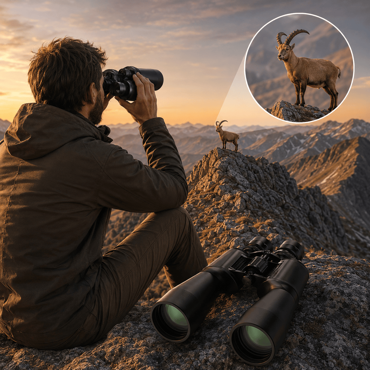 regard-sauvages Jumelle Borwolf Zoom 10–60× pour Observation