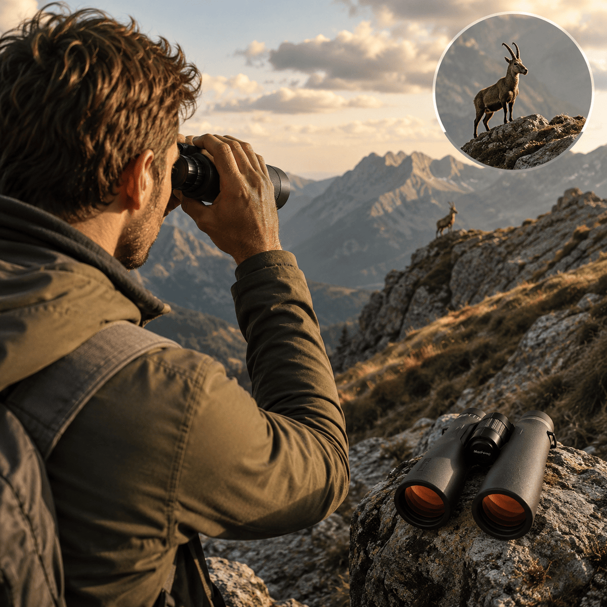 regard-sauvages Jumelles 12×50 Étanches pour Faune et Paysages
