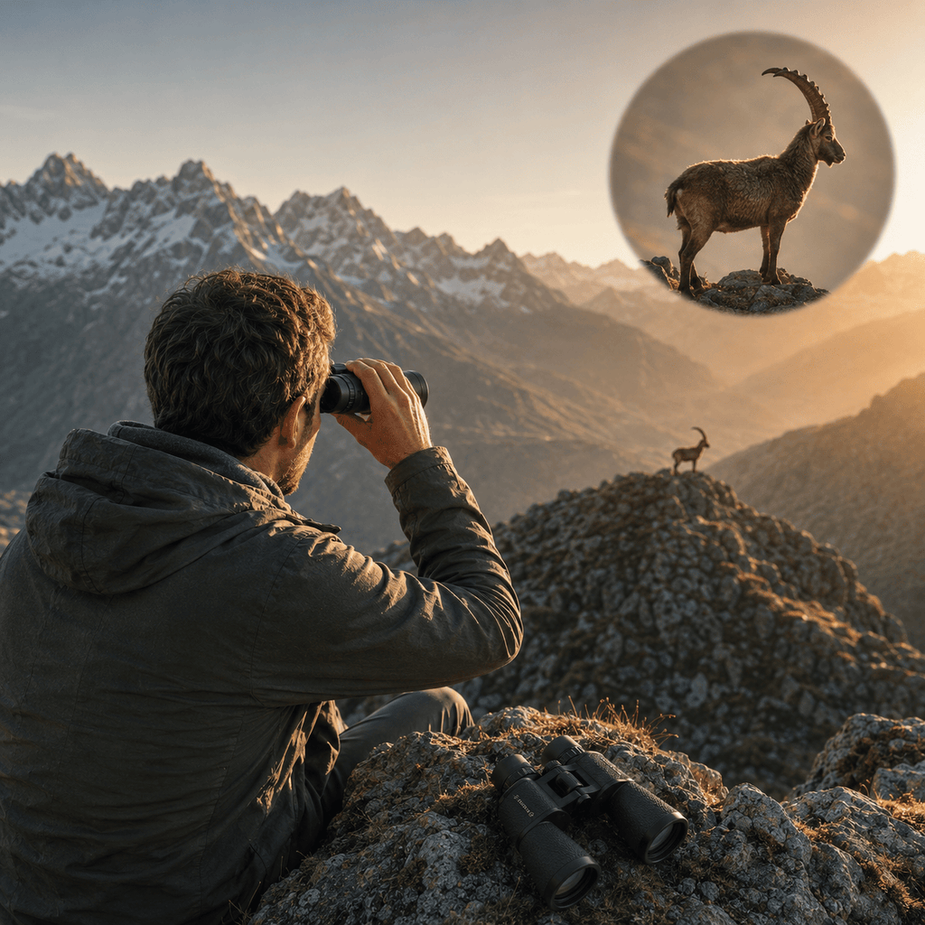regard-sauvages Jumelles 20×50 Longue Portée pour Chasse et Nature