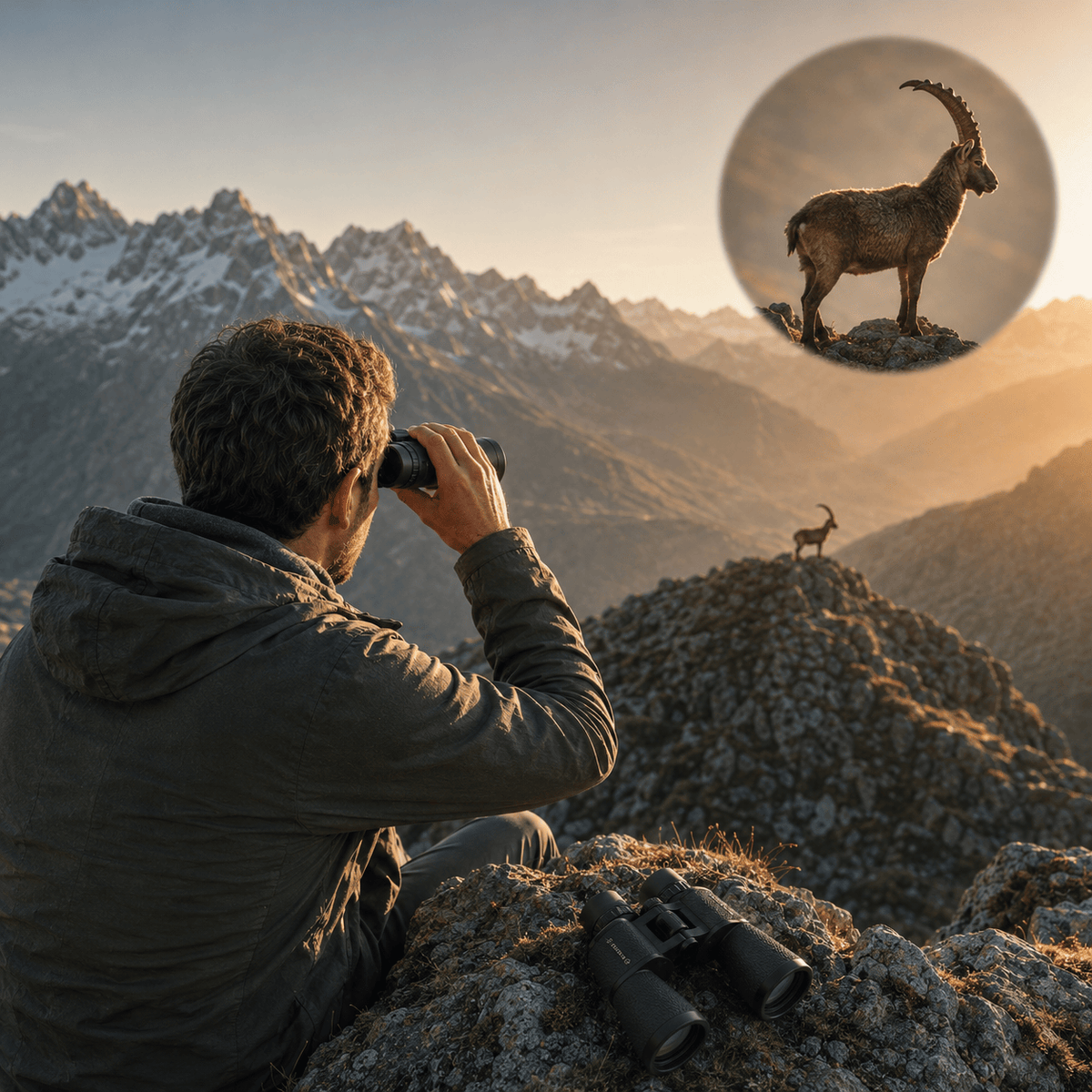regard-sauvages Jumelles 20×50 Longue Portée pour Chasse et Nature