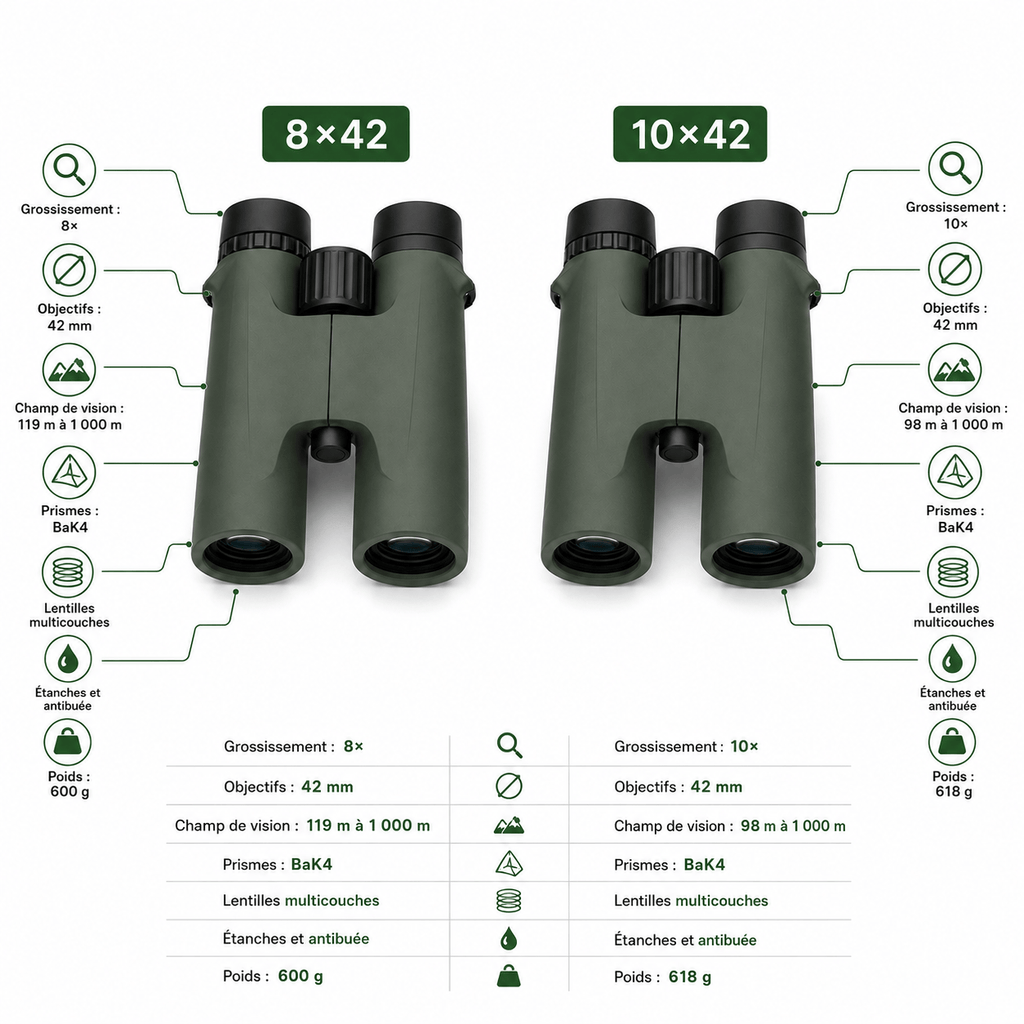 regard-sauvages Jumelles Celestron Outland 8×42 / 10×42