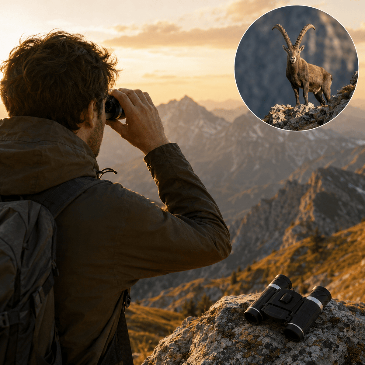 regard-sauvages Jumelles Compactes 25 mm pour Voyage et Spectacles