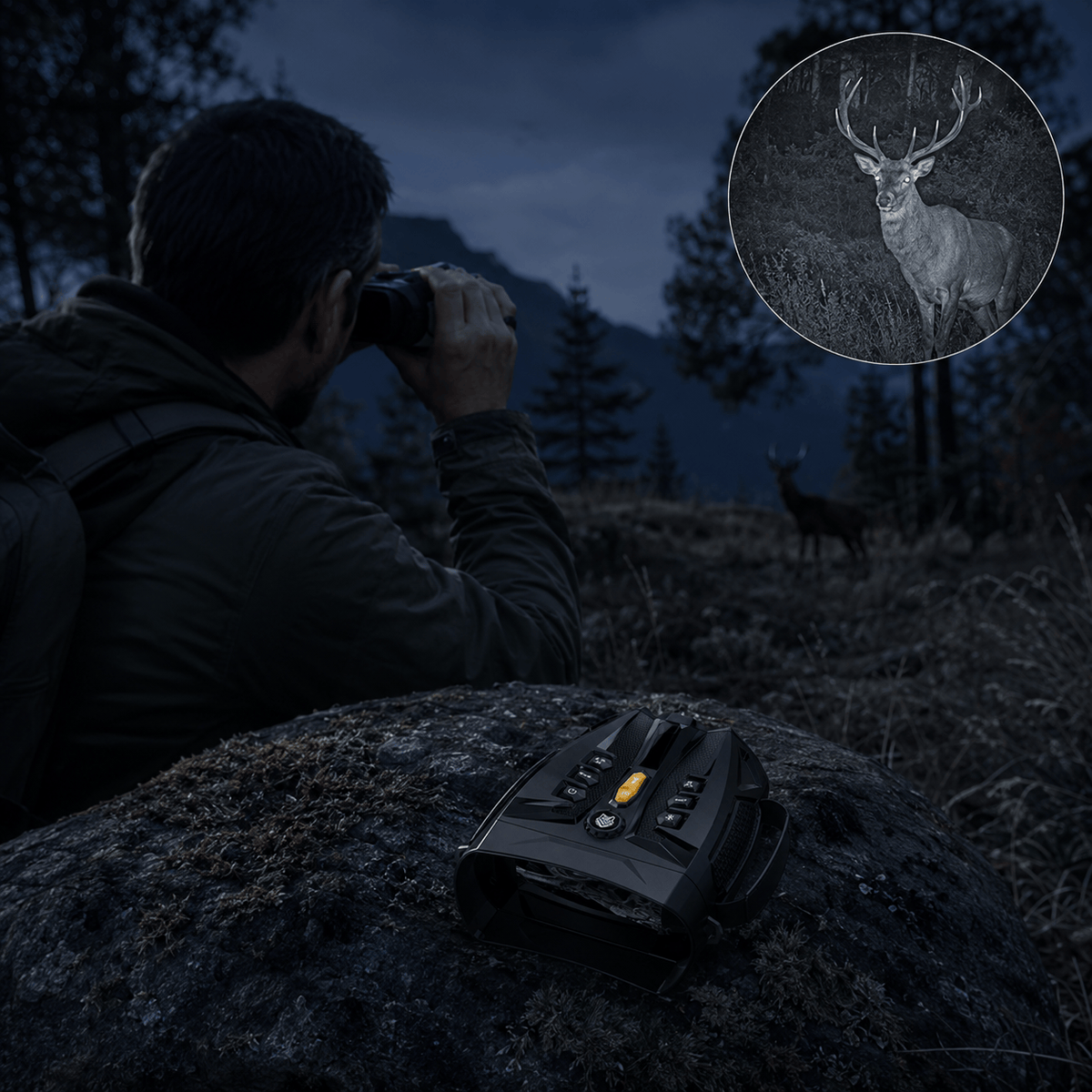 regard-sauvages Jumelles de Vision Nocturne 4K Écran 4 Pouces