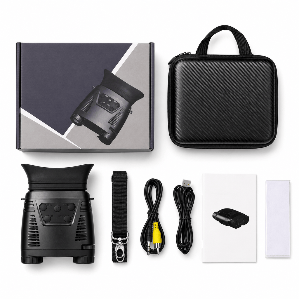 regard-sauvages Jumelles de Vision Nocturne NV200HD avec Carte 32 Go
