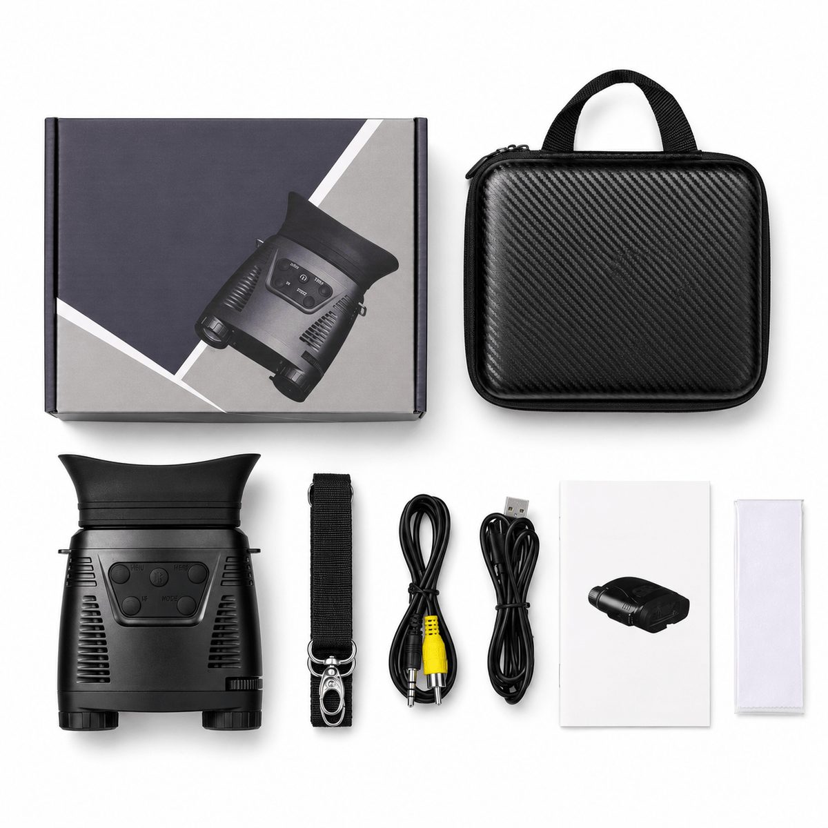 regard-sauvages Jumelles de Vision Nocturne NV200HD avec Carte 32 Go