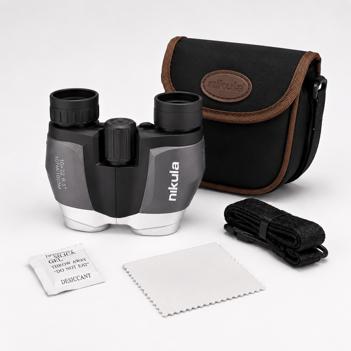 regard-sauvages Jumelles Nikula 10×22 Compactes Étanches IPX6