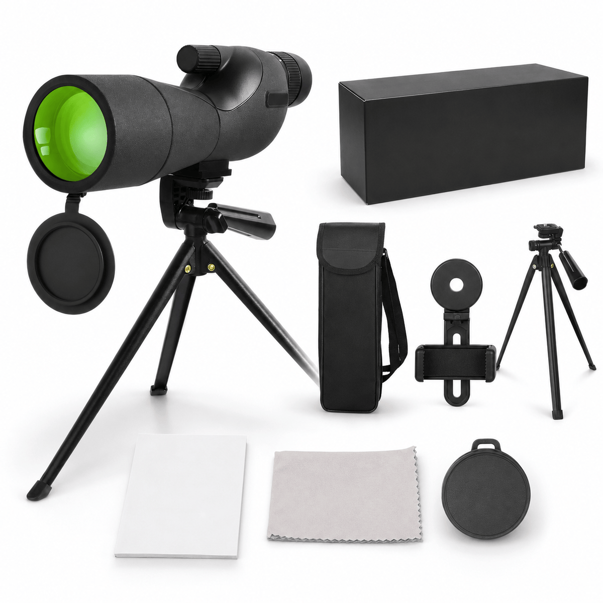 regard-sauvages Longue-vue Zoom 25–75×60 avec Trépied