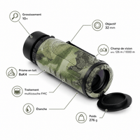 regard-sauvages Monoculaire 10×32 Compact pour Observation Nature