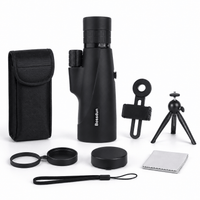 regard-sauvages Monoculaire Zoom 10–30×50 avec Trépied et Smartphone
