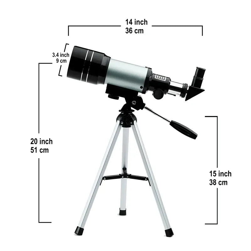 regard-sauvages Télescope Astronomique F30070 / F36050 avec Trépied